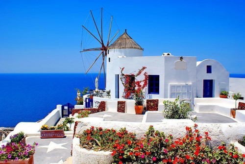 Fototapeta Santorini