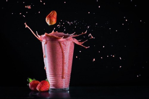 Fototapeta Truskawkowy coctail