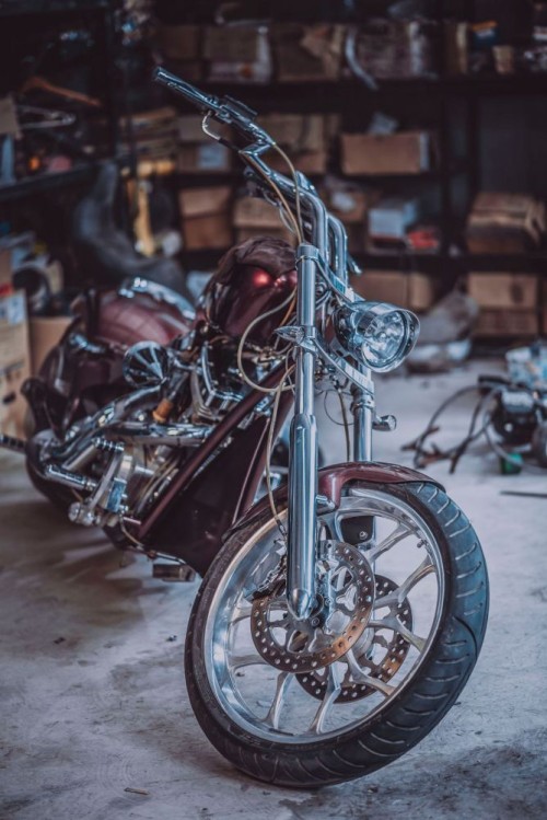 Fototapeta Pojazd silnikowy, opona i motocykl