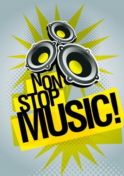 Fototapeta Non stop music
