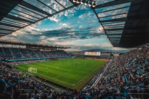 Fototapeta Stadion, sport przychodzi i arena