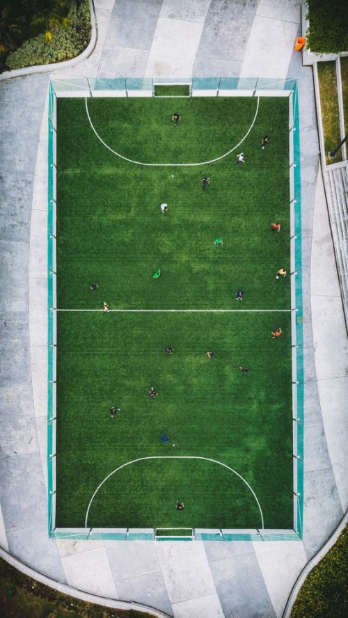 Fototapeta Sport przychodzi, Zielony i trawa