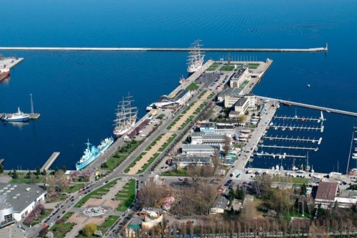 Fototapeta Widok na port
