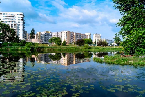 Fototapeta Zielone jezioro