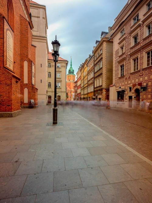 Fototapeta Stara warszawska uliczka