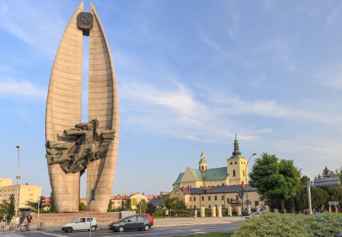 Fototapeta Punkt orientacyjny, pomnik i obelisk