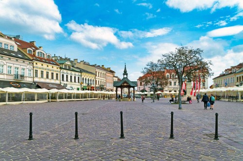 Fototapeta Plac miejski, miasto i Miasto