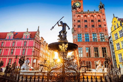 Fototapeta Neptun w promieniach słońca