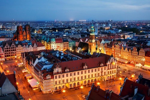 Fototapeta Rynek Starego Miasta z góry