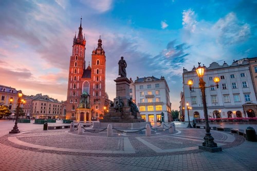 Fototapeta Płonące latarnie