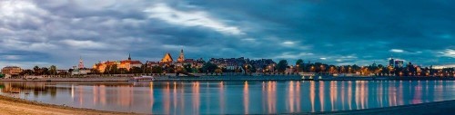 Fototapeta Panoramiczny widok na Warszawę