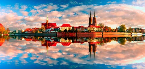 Fototapeta Starożytne świątynie Wrocławia