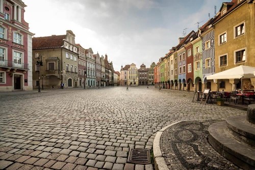 Fototapeta Kostka na placu