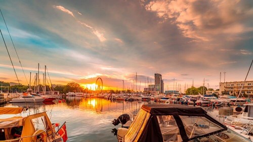 Fototapeta Chmary nad Gdynią