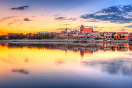 Fototapeta Wisła o brzasku