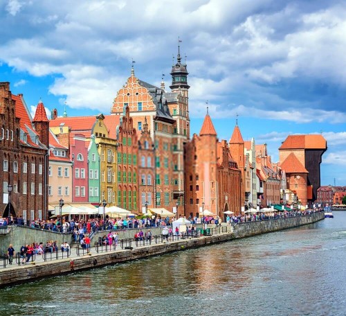 Fototapeta Nabrzeże Motławy