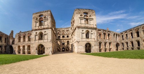 Fototapeta Punkt orientacyjny, historyczna Strona i średniowieczna architektura