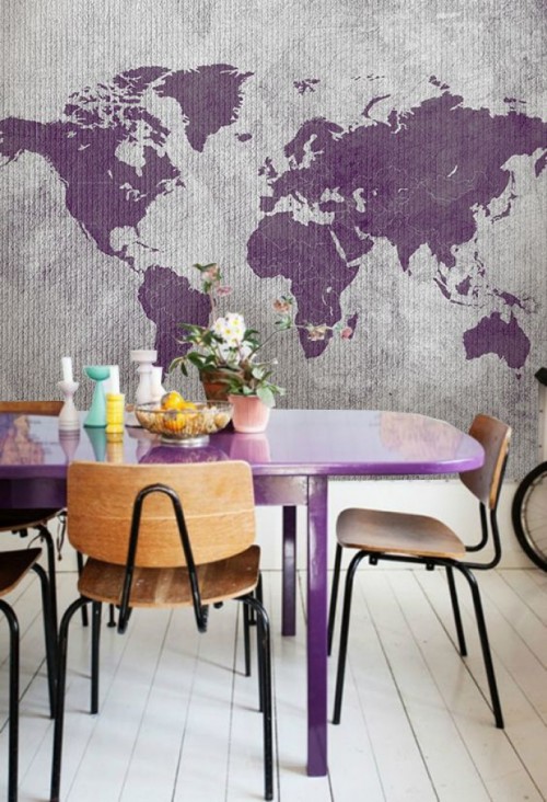 Fototapeta Mapa na ścianie