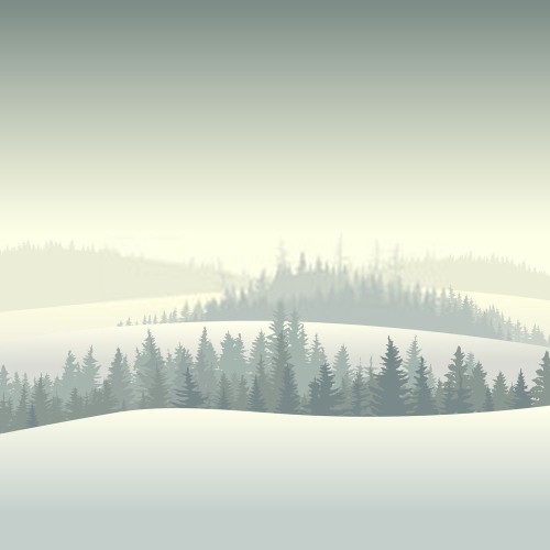 Fototapeta Niebo, zimowy i Natura