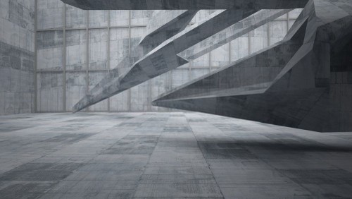 Fototapeta Biały, architektura i czarny