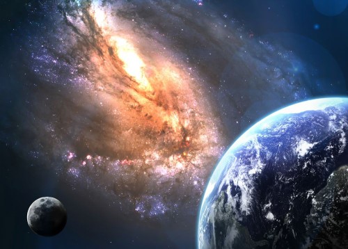 Fototapeta Przestrzeń kosmiczna, wszechświat i obiekt astronomiczny