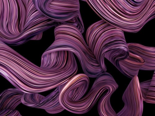 Fototapeta Fioletowa abstrakcja 3d