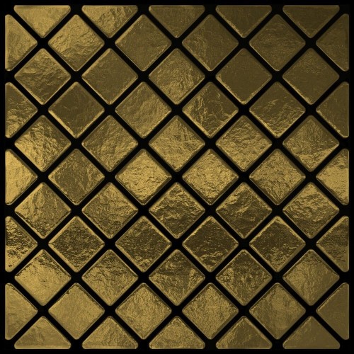 Fototapeta Złoto i rhombuses