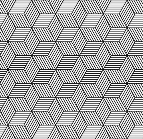 Fototapeta Bezproblemowa geometryczny wzór z kostki.