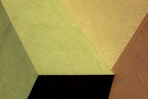 Fototapeta Zielony, żółty i linia