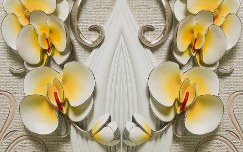 Fototapeta Lustrzane odbicie orchidei