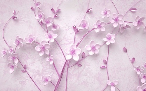 Fototapeta Oddział z kwiatami sakura