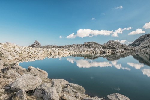 Fototapeta Zbiornik wodny, niebo i odbicie