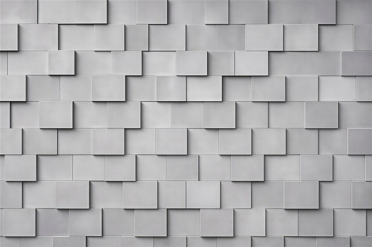 Fototapeta geometryczne panele 3D beżowe nowoczesna ściana