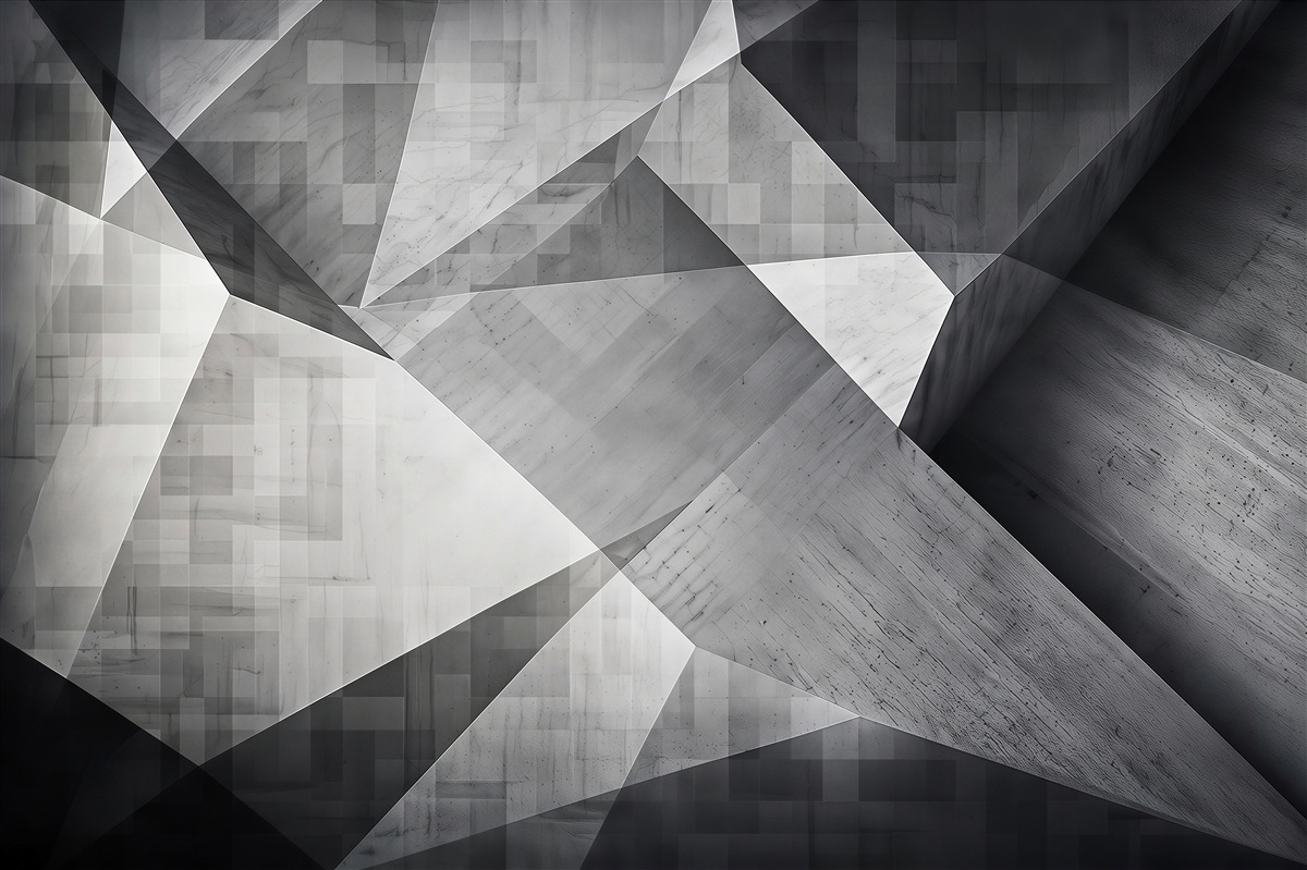 Fototapeta geometryczna abstrakcja szaro beżowa do nowoczesnego wnętrza
