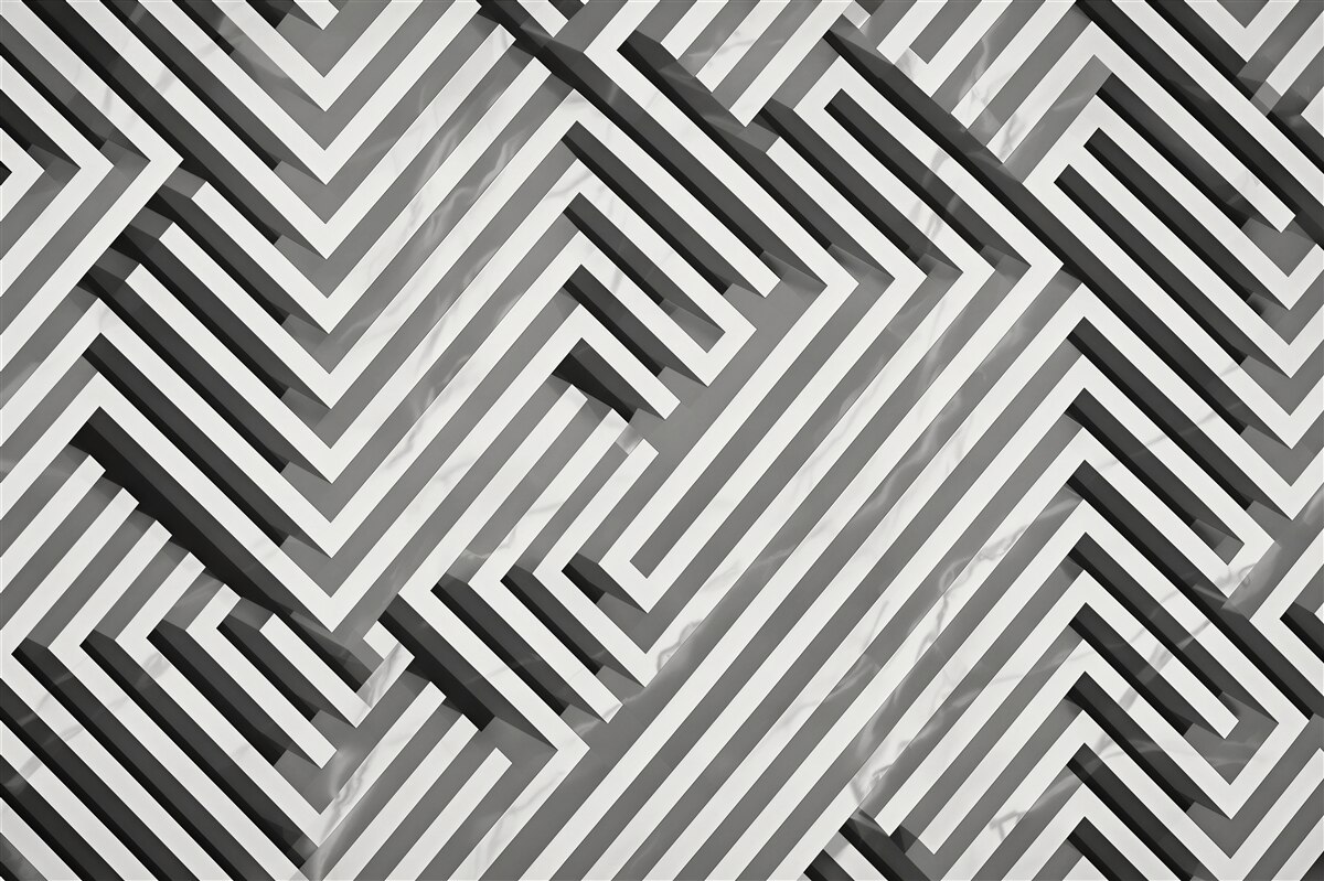 Fototapeta geometryczna beżowa 3D z marmurowym wzorem nowoczesna