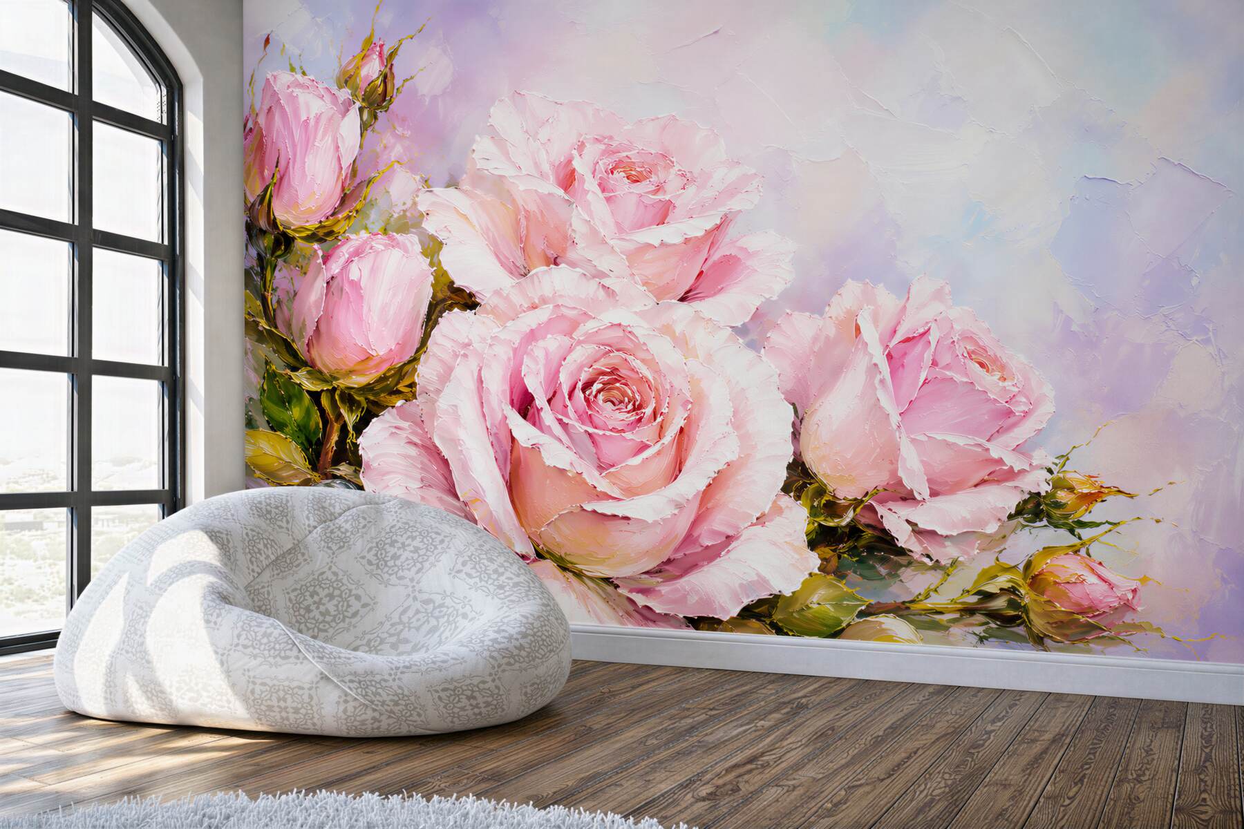 Fototapeta pastelowe róże pudrowy róż na jasnym romantycznym tle?v23