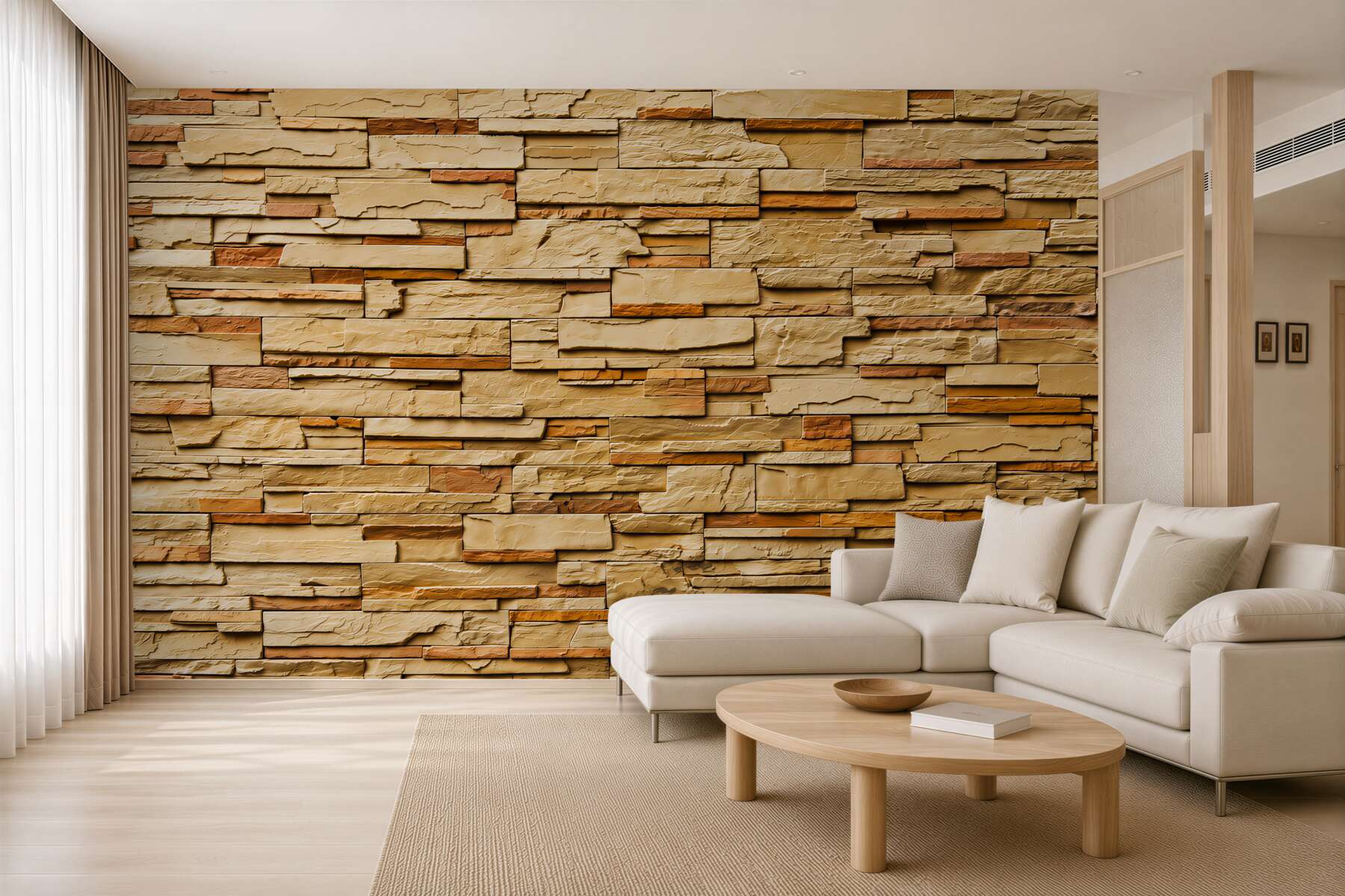 Fototapeta brązowy kamienny mur?v23