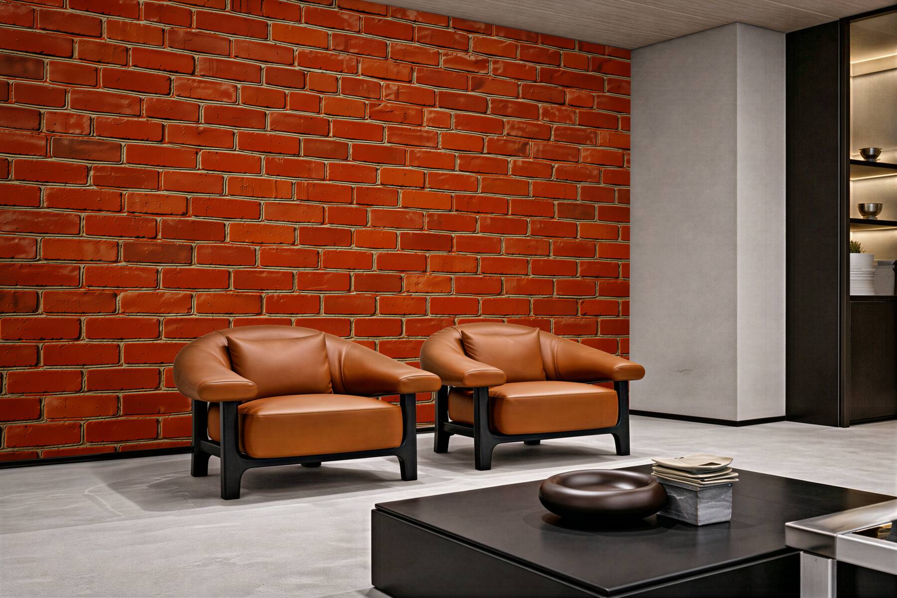 Fototapeta ciemnoczerwony mur z cegły?v23