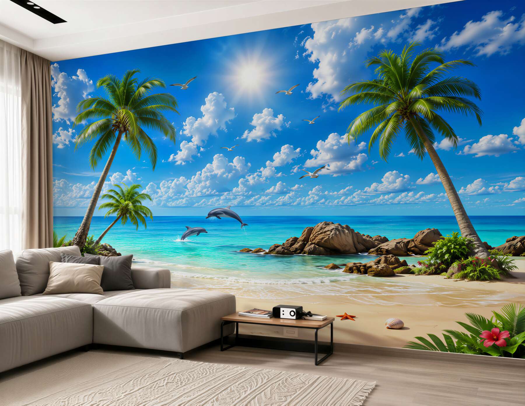 Fototapeta morze tropikalna plaża natura