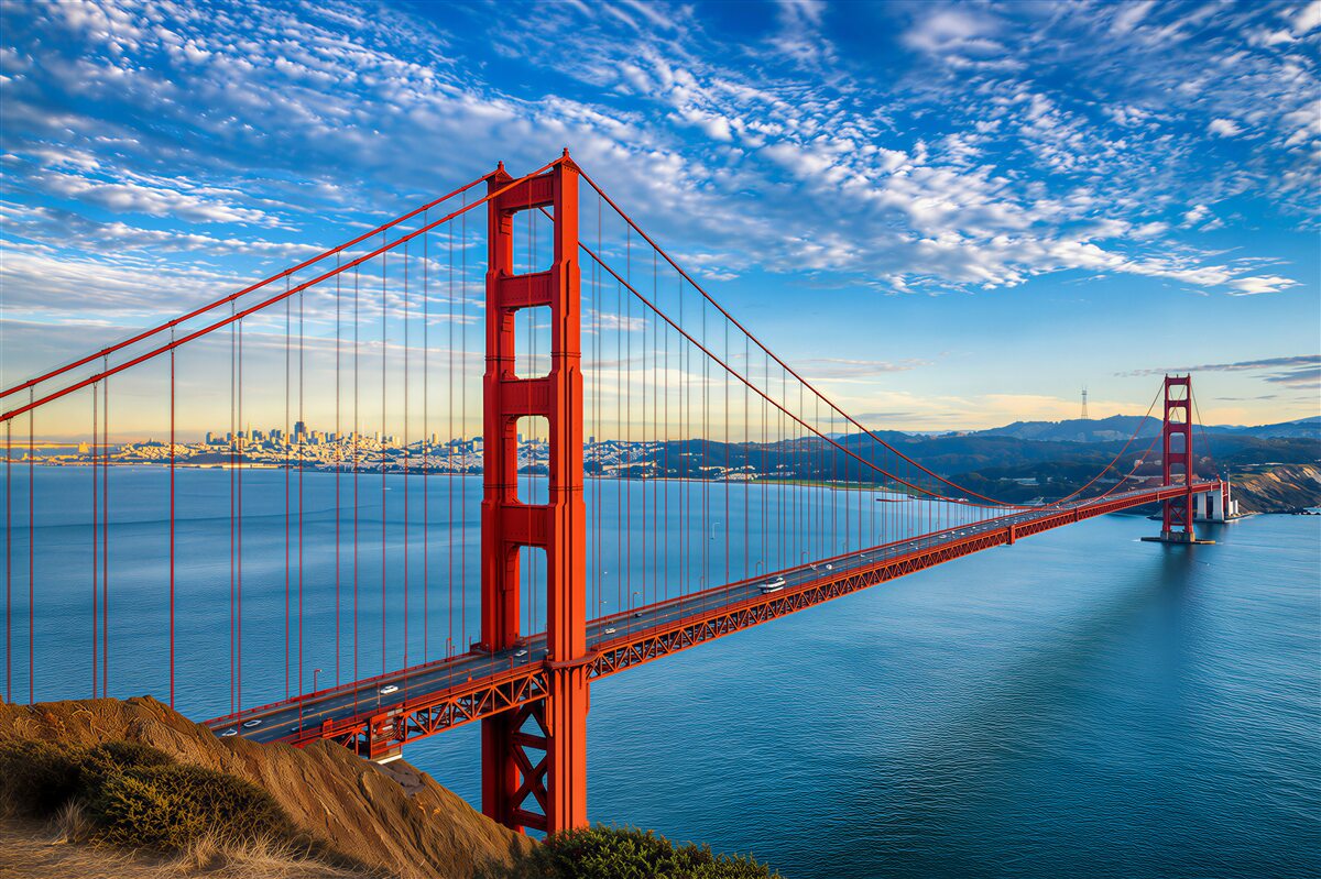 Fototapeta widok na most Golden Gate
