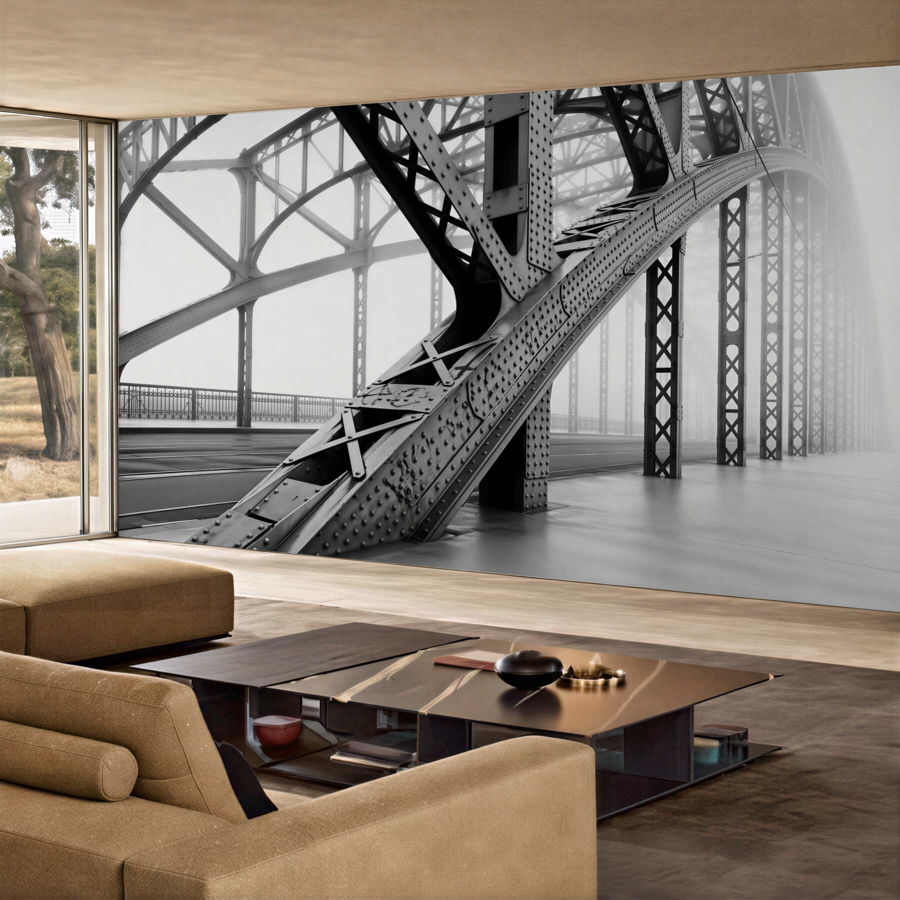Fototapeta stalowe elementy mostu?v23
