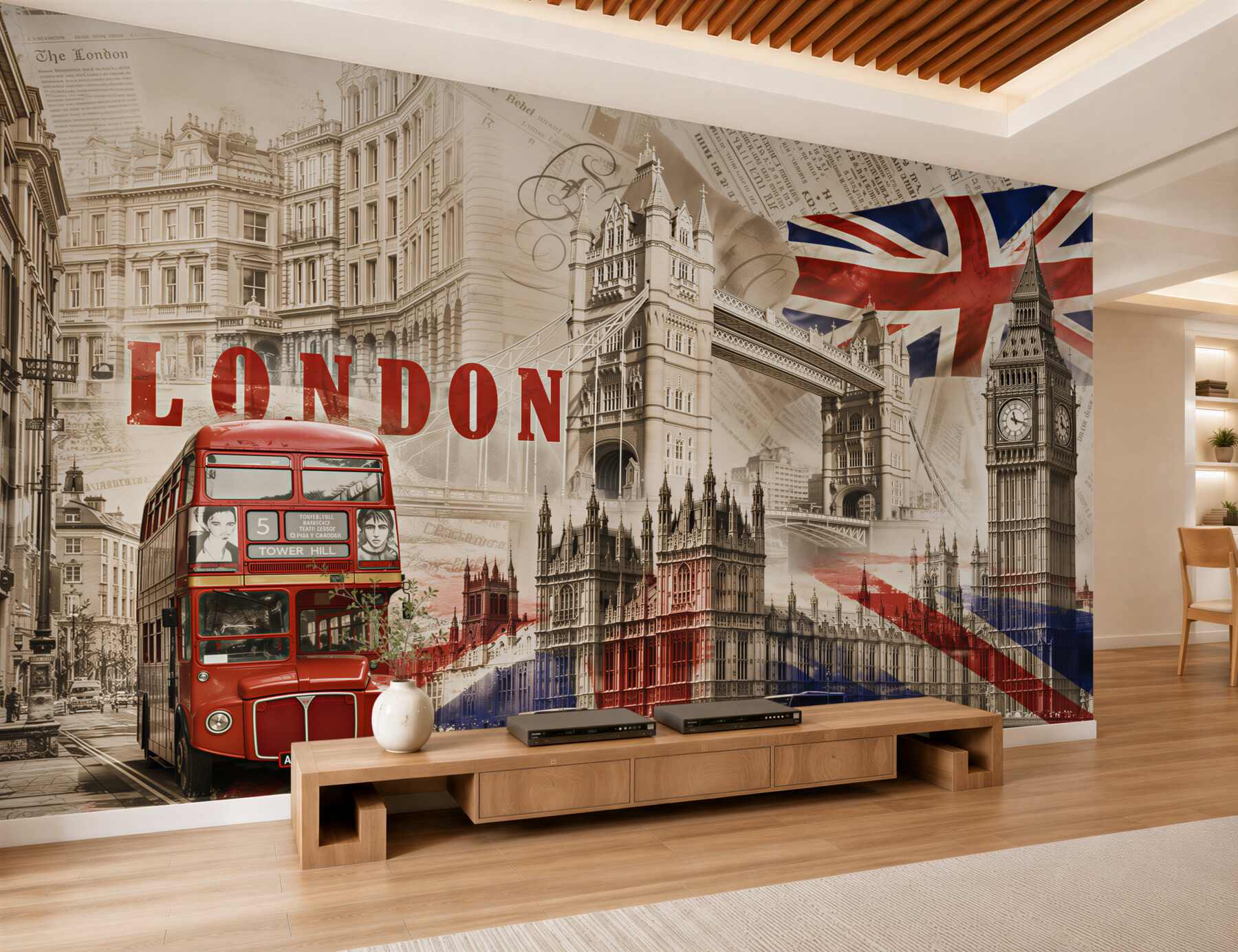 Fototapeta główne symbole Londynu