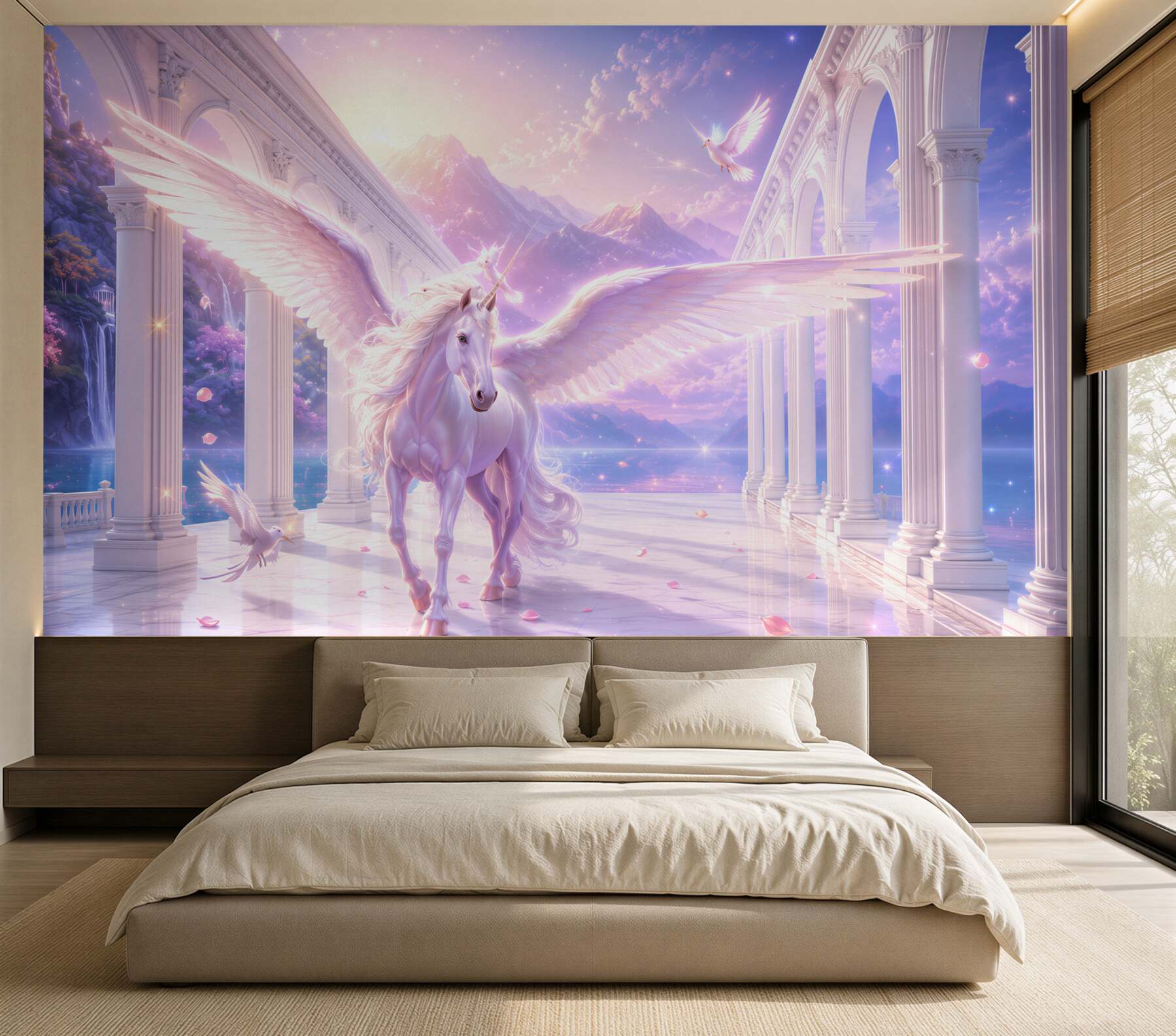 Fototapeta latający jednorożec fantasy?v23