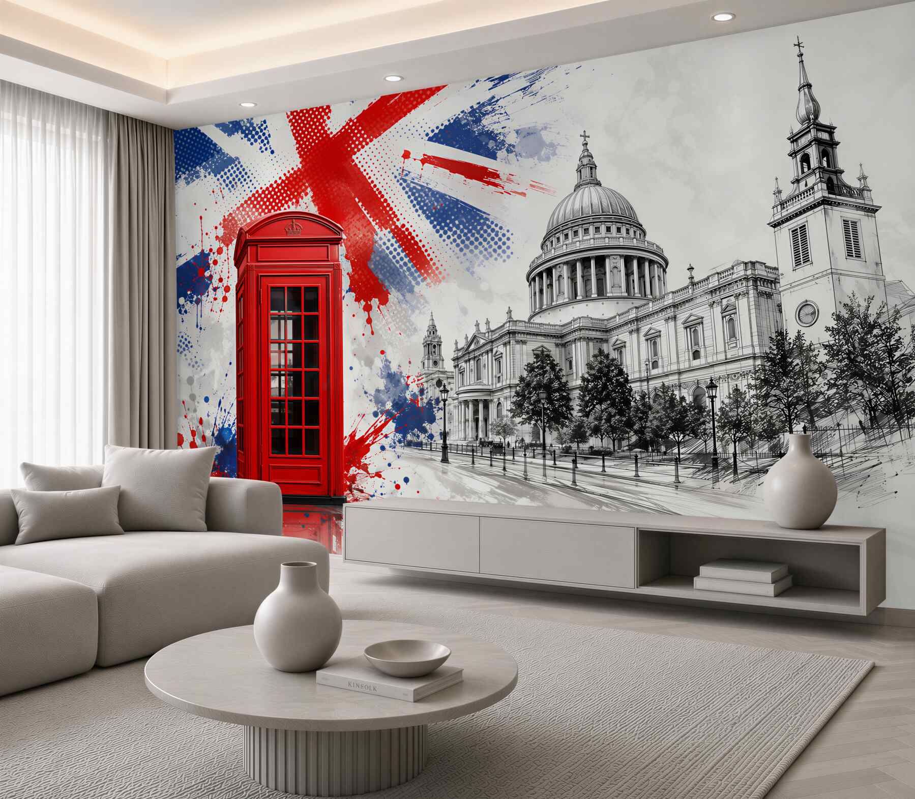 Fototapeta błyszcząca wizytówka Londynu
