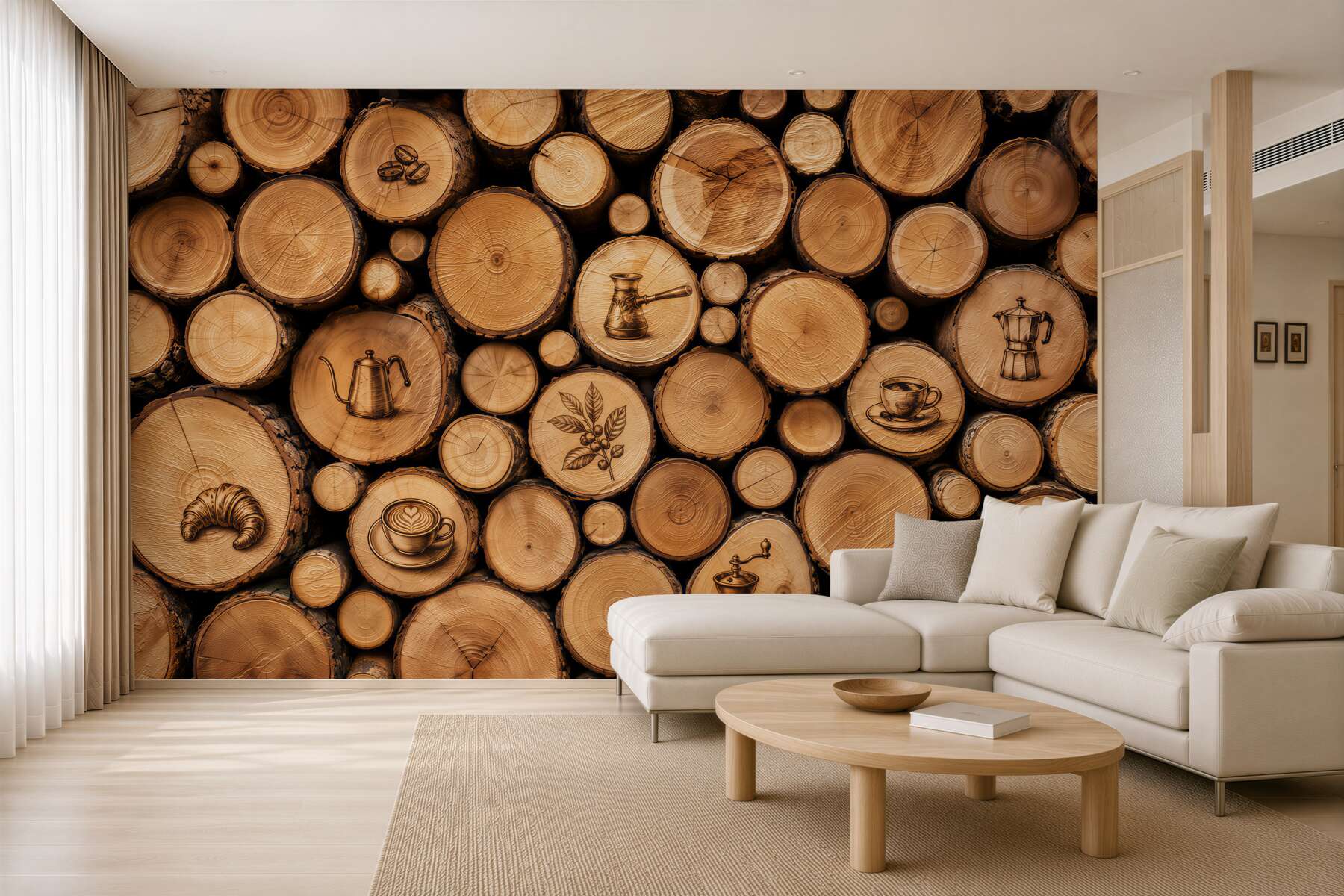 Fototapeta korki do wina ze zdjęciami