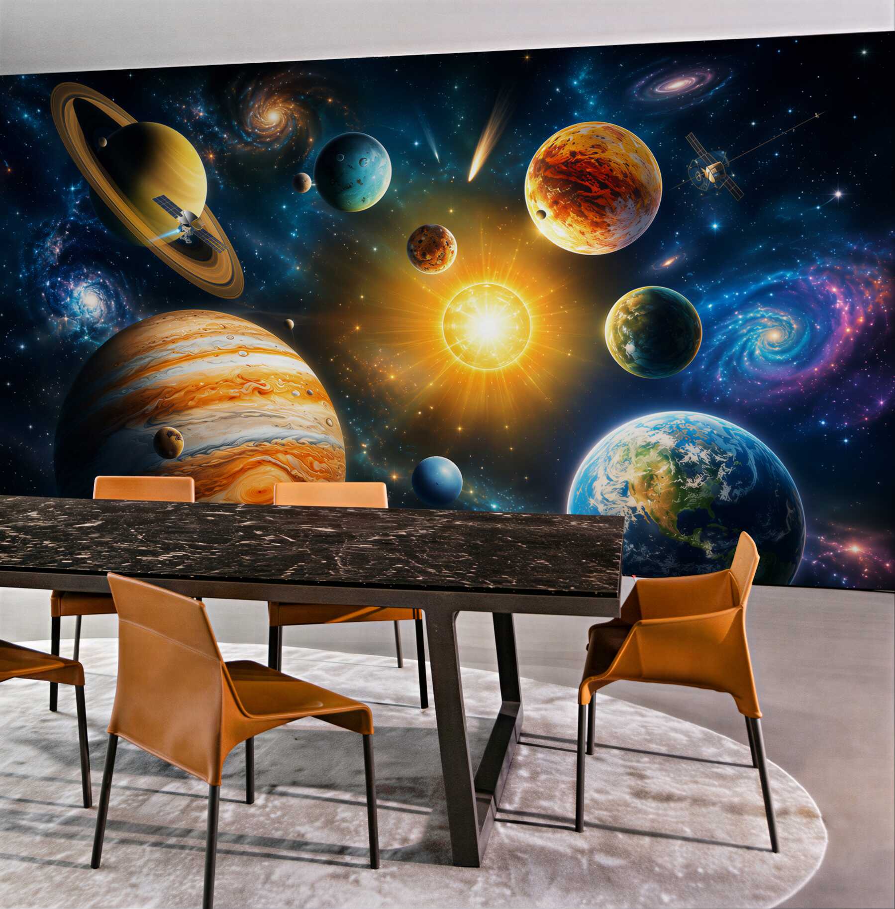 Fototapeta piękno różnych planet?v23