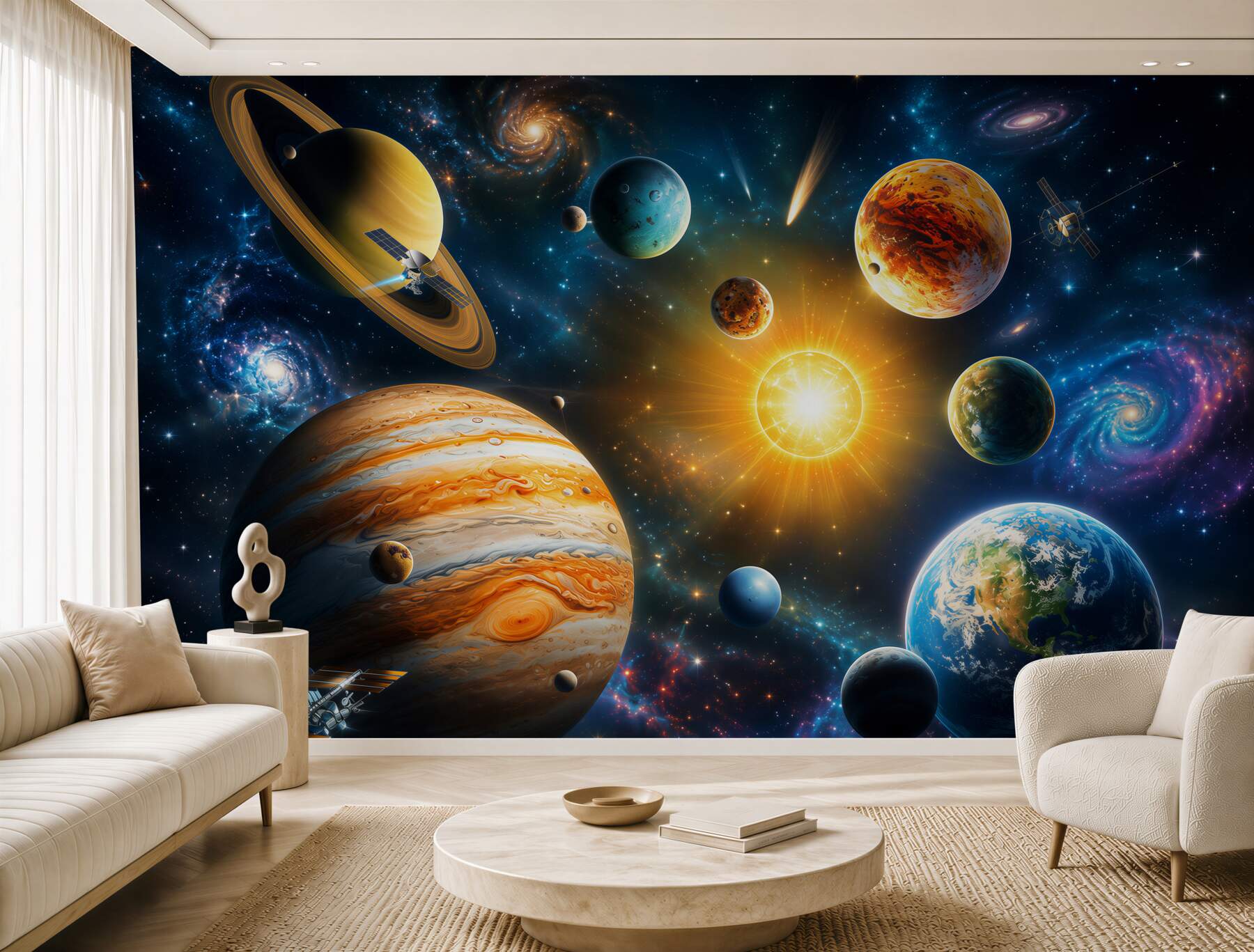 Fototapeta piękno różnych planet?v23