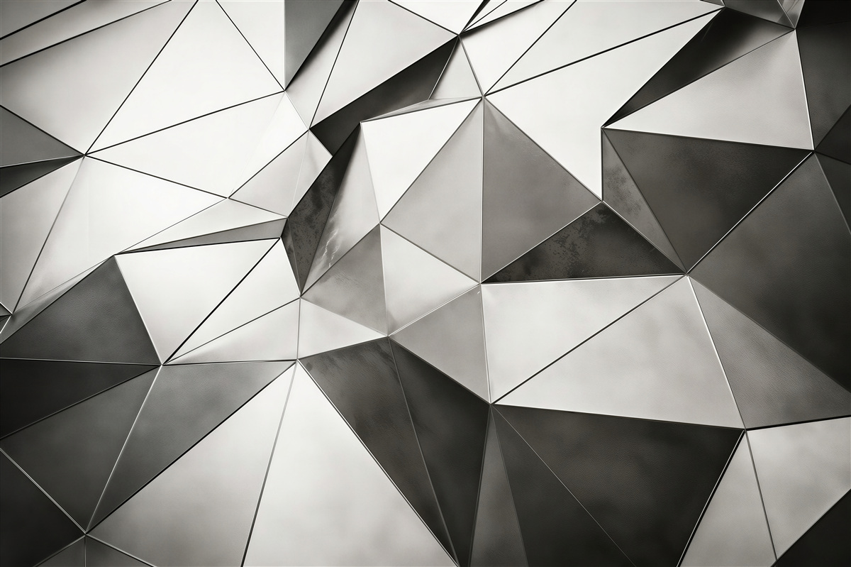 Fototapeta streszczenie geometryczne czarno-białe tło