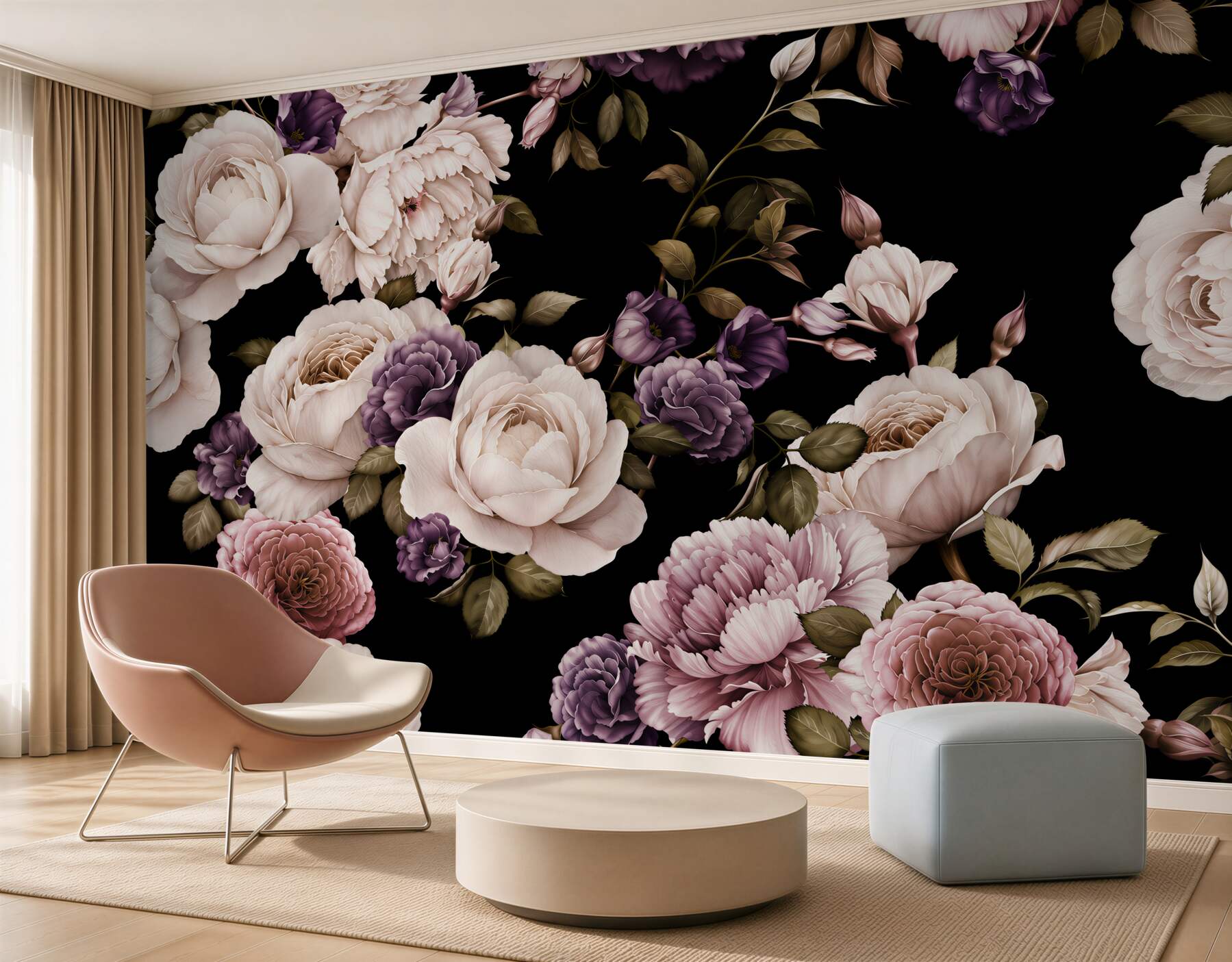 Fototapeta peonie na ciemnym tle?v23