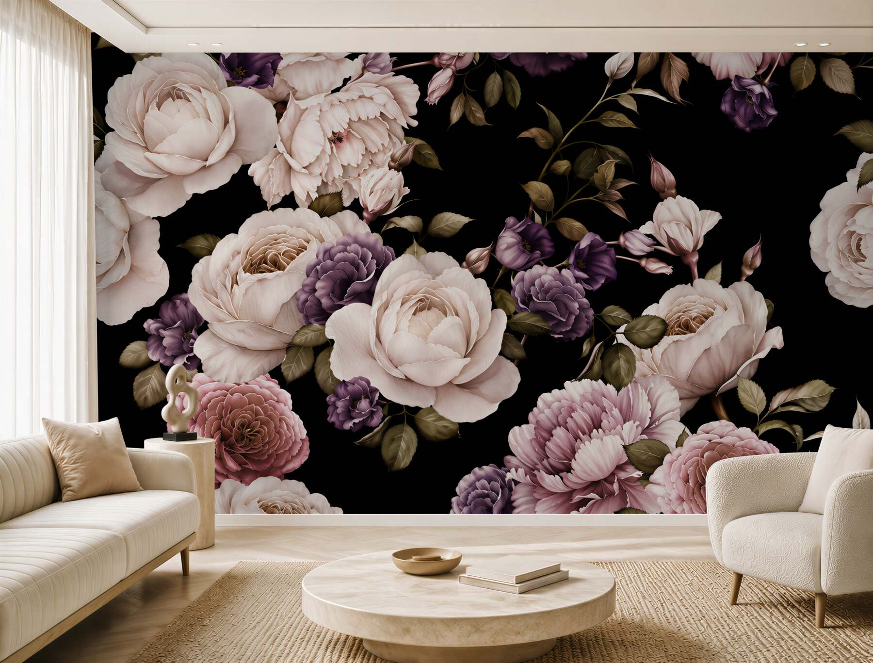 Fototapeta peonie na ciemnym tle?v23